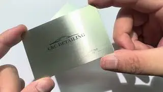 Custom Printed Metal Business Cards Stainless Steel | Foison Metal