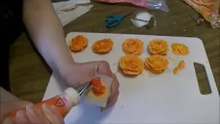 How To Make Icing Roses! Real Time Practice