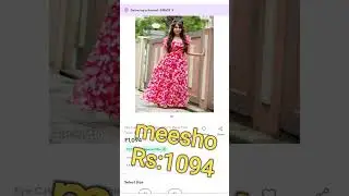 beautiful dress compare and buy#meesho#amazon#flipkart#Home vlogs🏠