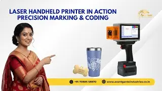 Laser Handheld Printer in Action | Precision Marking & Coding | Avant Garde Industries