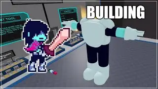 [Roblox BND] Building Kris from Deltarune (p.2), come chat while I build!