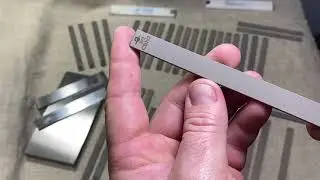 Узкие эльборы и алмазы на медно оловянной связке , для заточки ножей с рекурвой  и керамбитов .