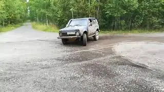 Дрифт на ниве.