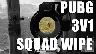 1 v 3 Squad wipe FFP PUBG