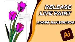 How to Release Live Paint [Adobe Illustrator]