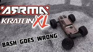 Kraton XL quick bash goes wrong