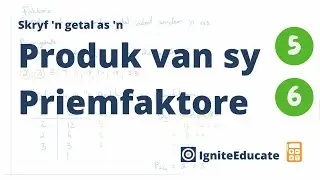 'n Getal as 'n Produk van sy Priemfaktore