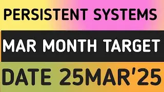 PERSISTENT SYSTEMS SHARE LATEST NEWS 25MAR'25/PERSISTENT SYSTEMS STOCK LATEST ANALYSIS
