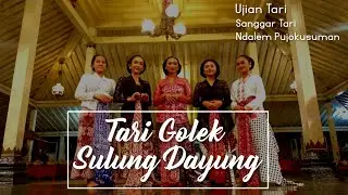 Golek Sulung Dayung Dance - Javanese classical dance (Ndalem Pujokusuman Dance Studio, Yogyakarta)