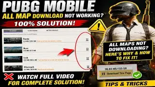 😱PUBG Mobile All Maps Not Downloading Fix | 100% Working Solution 2026 | Download Problem Solved 😍