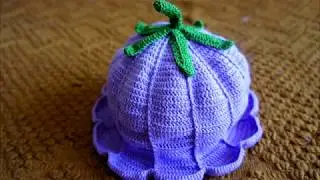 Panama hat bell crochet mk
