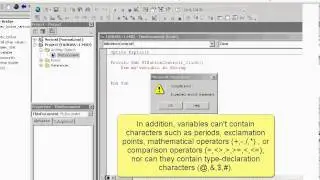 Module 2  Variables and Procetures