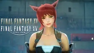 Final Fantasy XV - Final Fantasy XIV Crossover Event Quest Full Walkthrough (PS4 PRO 1080p)