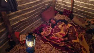 🏔️ Cold Mountain Survival Challenge | Woman Rebuilds Shelter Before the Deadly Night ❄️