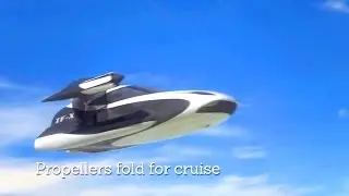 Terrafugia - TF-X Flying Car Simulation [1080p]