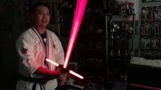 Star Wars Black Series Kylo Ren Force FX Lightsaber Demo Review