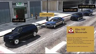 Elite VIP Motorcade, Private Security Service (GTA 5 Mod)