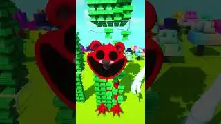 Super Strong Anvils VS OHIO Smiling Critters 🐱💜🧡🩵 | Wait For It...🤩 #minecraft #shorts