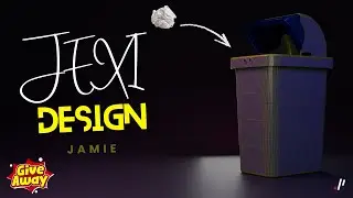 From Fusion 360 to Blender: Designing and Rendering a Smart Bin