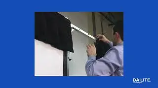 Da-Lite Fast-Fold Drapery Masking Panels | Assembly