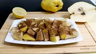 Quince with coffee. The best fresh quince recipe. How to cook with Elena