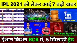 IPL 2021 Auction Date : 7 Big News On IPL 2021 || IPL 2021 Schedule, No RTM Card & 5 More News