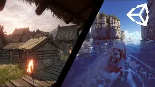 Unity Demos (III): Viking Village (URP) & Boat Attack.