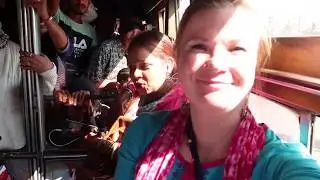 61. ПОКАТУШКИ НА ИНДИЙСКОМ АВТОБУСЕ! ЗАХВАТЫВАЮЩИЕ ВИДЫ И СУРОВОЕ ИНДИЙСКОЕ АВТОМОБИЛЬНОЕ ДВИЖЕНИЕ.