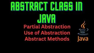 Abstract Class in Java | abstract class in java being a programmer