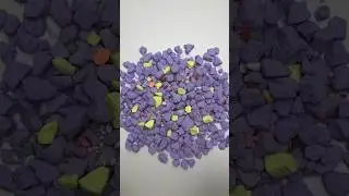 ASMR baking soda pebbles crush