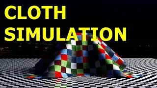 My First Cloth Simulation Blender 2.77