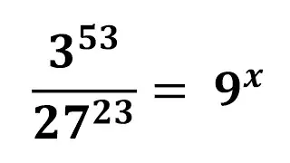 A Challenging Exponential Equation | Solve for X | Math Rapper