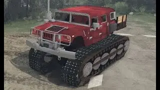 SpinTires Mod Hummer Tank Prototype