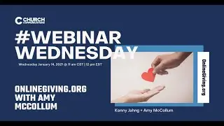 #WebinarWednesday - OnlineGiving.org with Amy McCollum