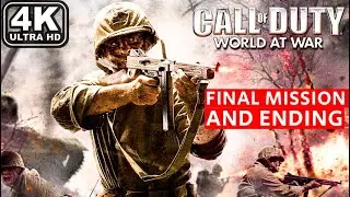 Call of Duty World At War Mission 15 Downfall Gameplay Walkthrough No Commentary 4K UHD #cod