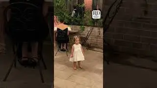 This little girl was so in love with the violin she heard at a wedding! 