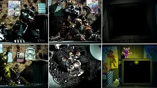 FNAF 6 ALL LOCATIONS (no static)