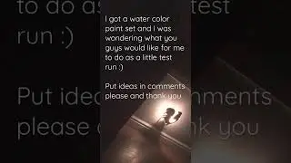 What should I do for my first time using water colors