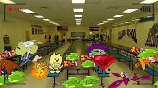 Evil Splaat pours Raw Sewage on the School Lunch/Punished