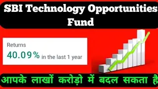 SBI Technology Opportunities Fund direct growth | Sbi technology opportunities fund | #HareKrishna