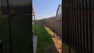 Забор. Металоштакетник. Частный дом.
