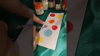How to make a bookmark #art #colors #shorts