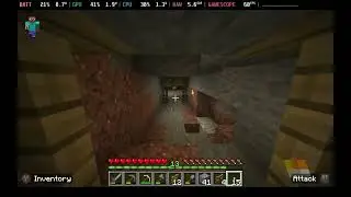 Playing Minecraft Java Version/Edition on Steam Deck While Exploring underground