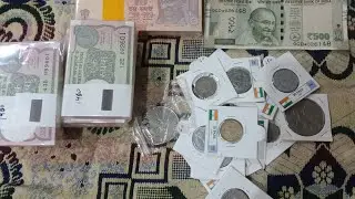 Buy Old Indian Coins Value | 1 Rupee  Note Packet Value | 10 Rupees Star Packet | Rare 500 Rupees