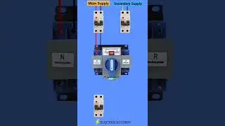 Auto Change over switch #electrical #pcb #basicelectrical #transformer #switchboard #automation