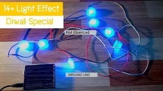 How To make Diwali Led Light Decoration Effect Using Arduino | Homemade Diwali Light Decoration 2020