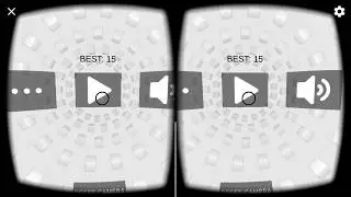 RINGS JUMP VR - Cardboard view gameplay