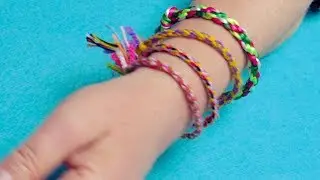DIY Friendship Bracelets Tutorial - How To Make A Friendship Bracelet With A Cardboard Wheel Loom