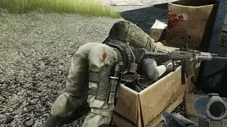 Расстрелял новичков в Escape from Tarkov (слабонервным не смотреть)