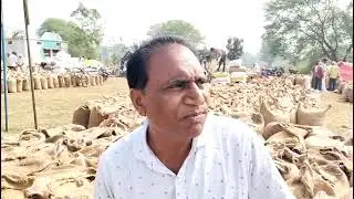 उपार्जन केंद्र प्रभारी (भानेगांव) श्री रावते जी से विशेष वार्ता।